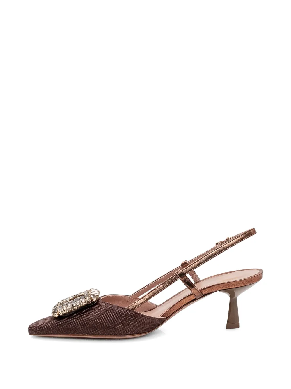 Roberto Festa Ingrid pumps met puntige neus Bruin