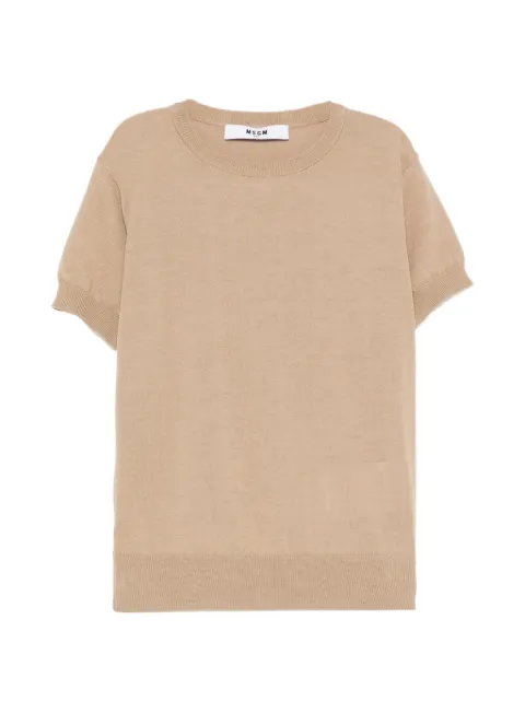 MSGM Kids t-shirt à encolure ronde