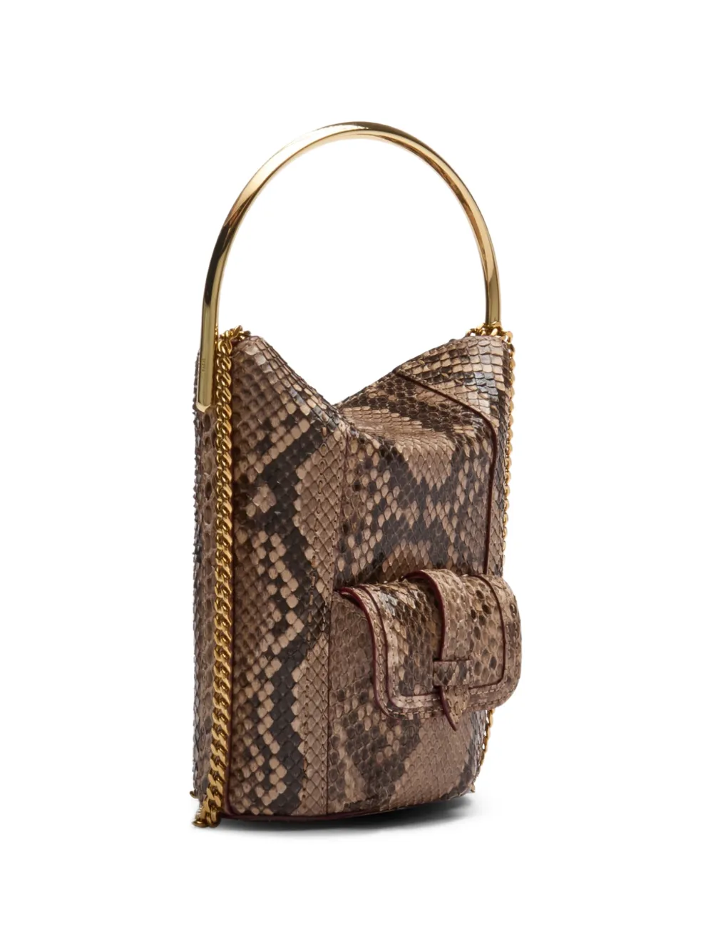  Lancel Mini Rigid Bucket Bag - Neutrals 