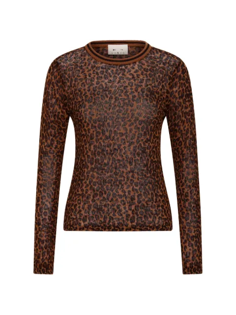 The Upside Ludlow Oberteil mit Leopardenprint