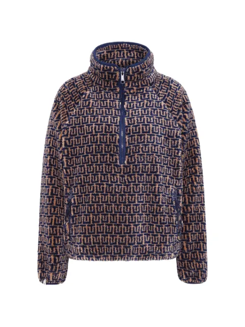 The Upside Castilla Harlow abstract zip sweater