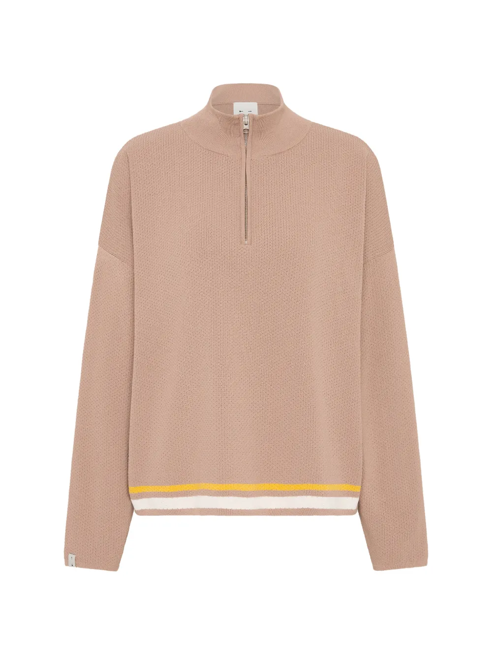The Upside Veneto Carter half-zip sweater - Toni neutri