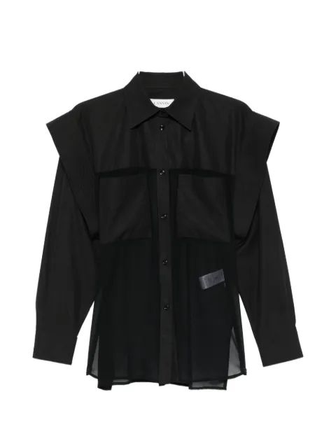 Lanvin patch pocket shirt