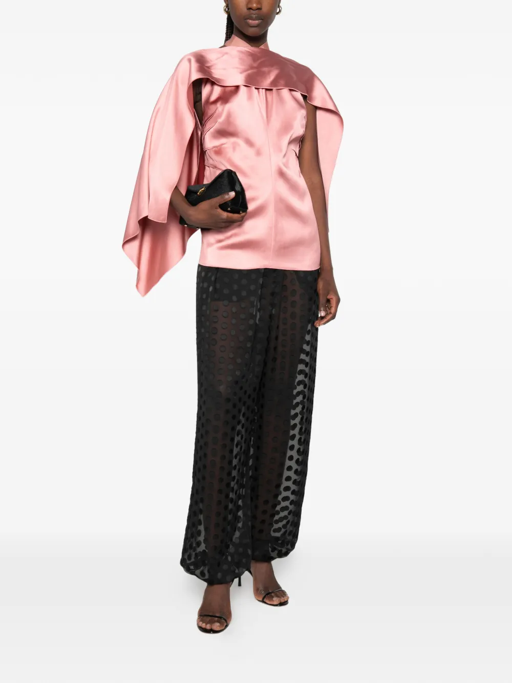 Lanvin Sjaal met zak Roze