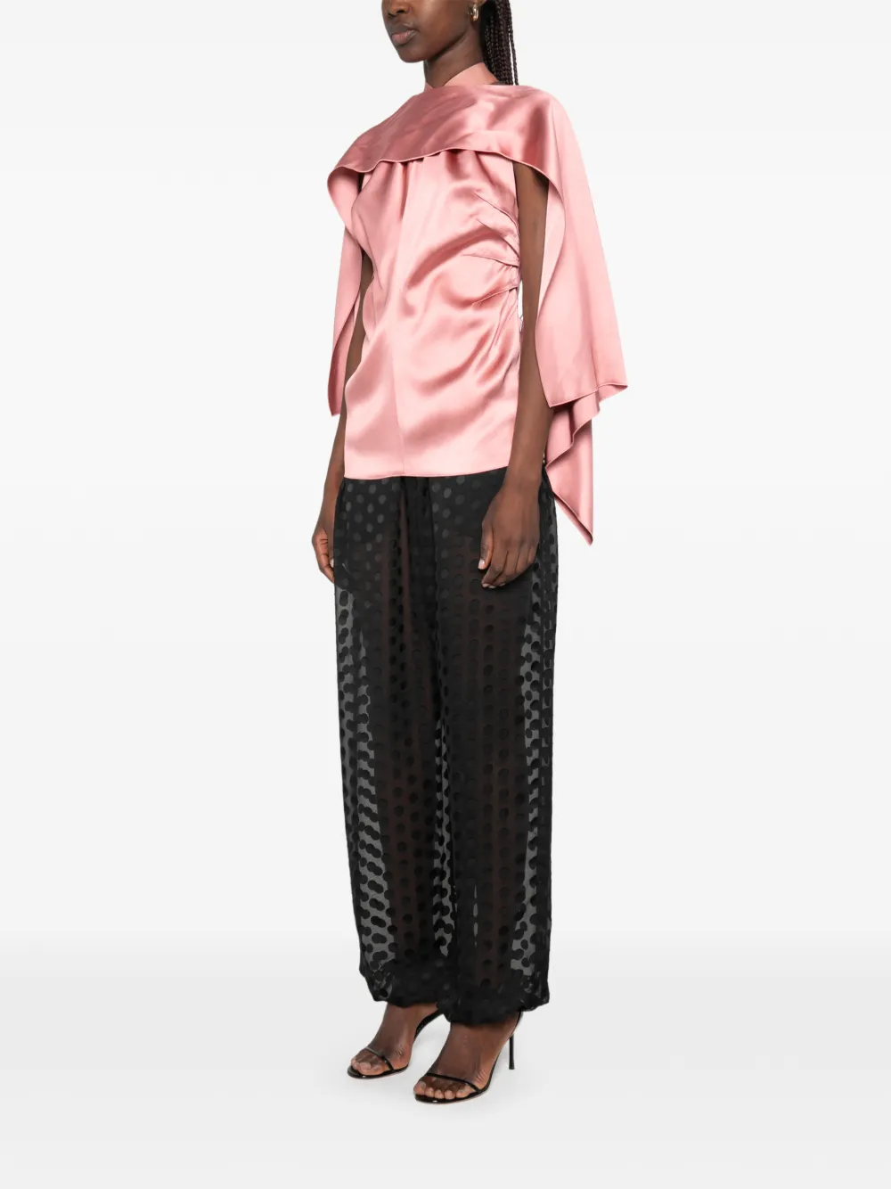 Lanvin Sjaal met zak Roze