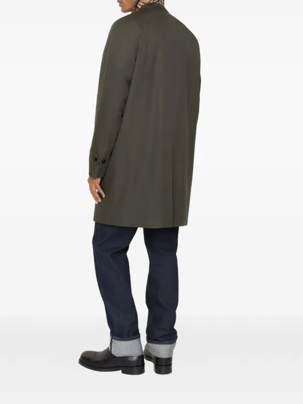 Burberry mid-length Tropical Gabardine Camden Car Coat | Grey