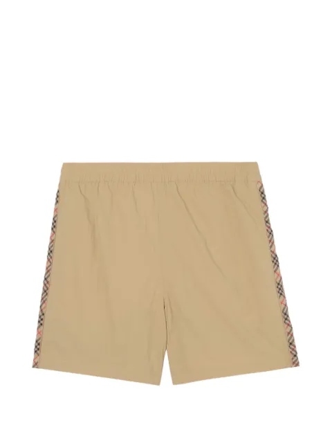 Burberry Check trim swim shorts
