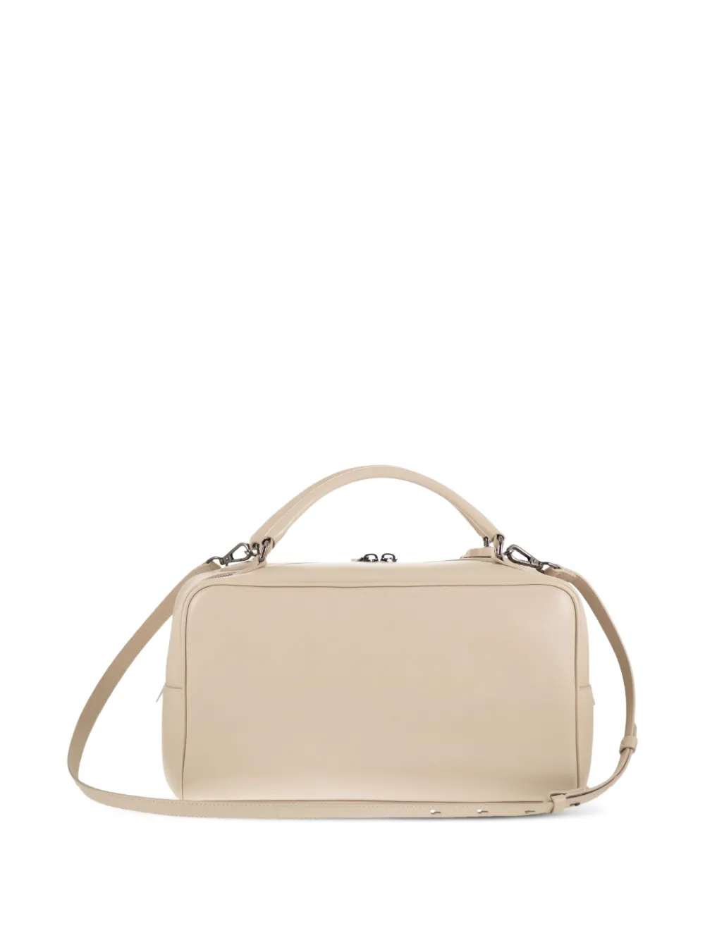  Brunello Cucinelli Padlock Explorer Leather Tote - Neutrals 
