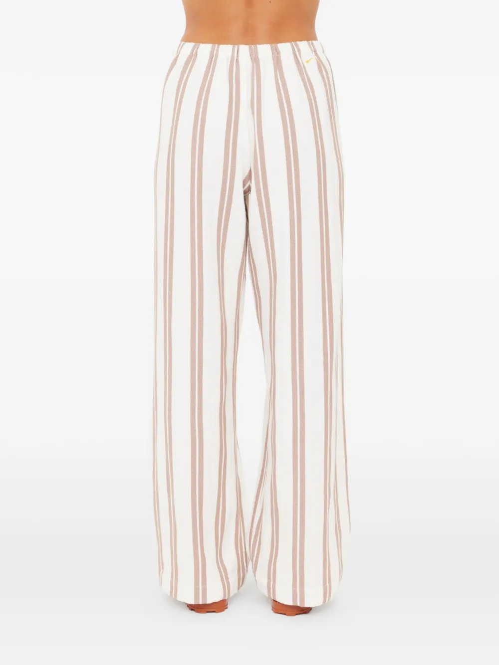 The Upside Baja Charli gestreepte broek Wit