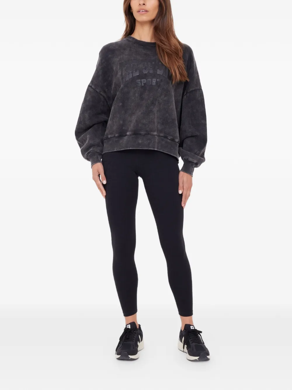 The Upside Cosmic Paloma sweater met ronde hals en logo Zwart