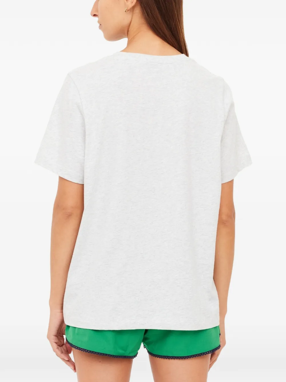 The Upside Racquet Casey T-shirt met print Grijs