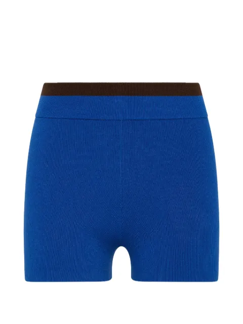 The Upside Montage Speechless ribbed-knit shorts