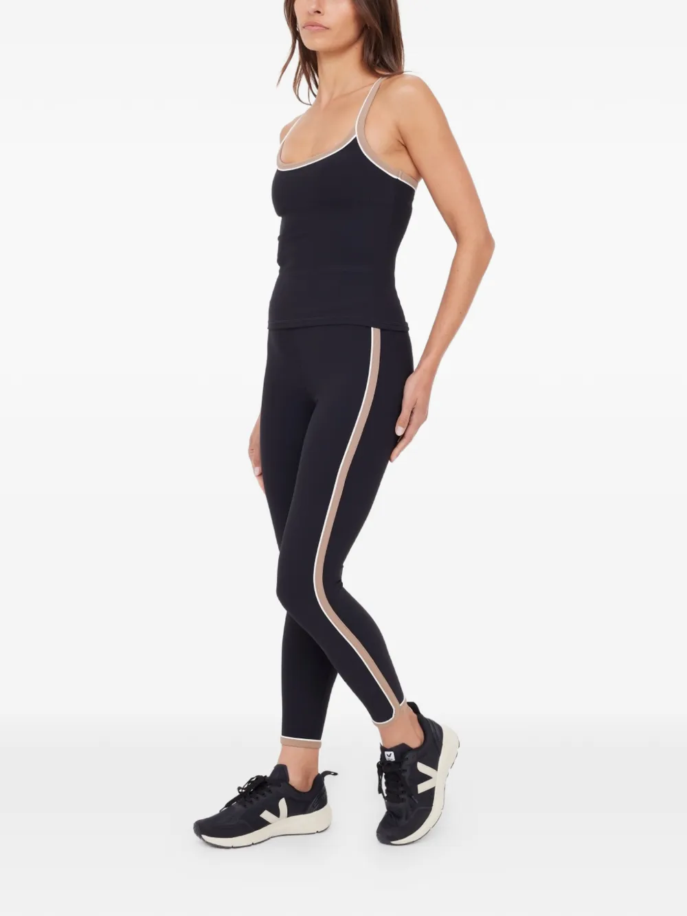 The Upside Rhythm trainingsbroek met zijstreep Zwart
