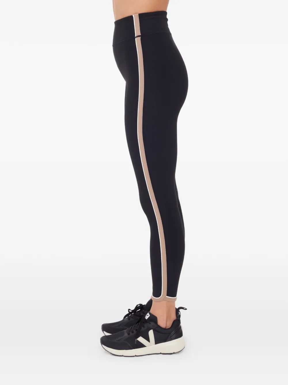 The Upside Rhythm trainingsbroek met zijstreep Zwart