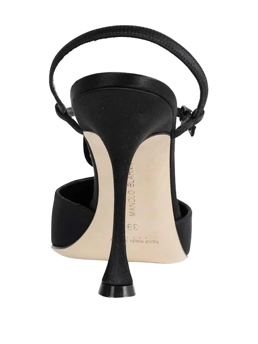 Manolo Blahnik Pumps verfraaid met stras Zwart