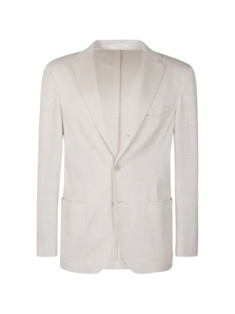 Eleventy notched-lapels single-breasted blazer