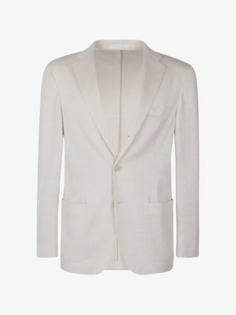 Eleventy notched-lapels single-breasted blazer