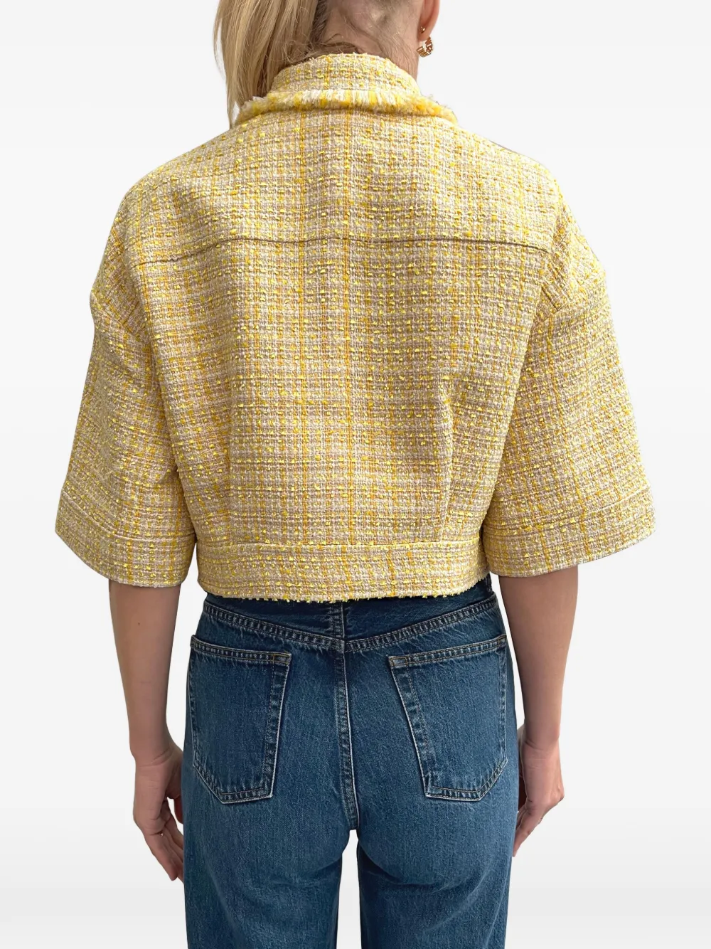  Liu Jo Fringed Jacket - Yellow 