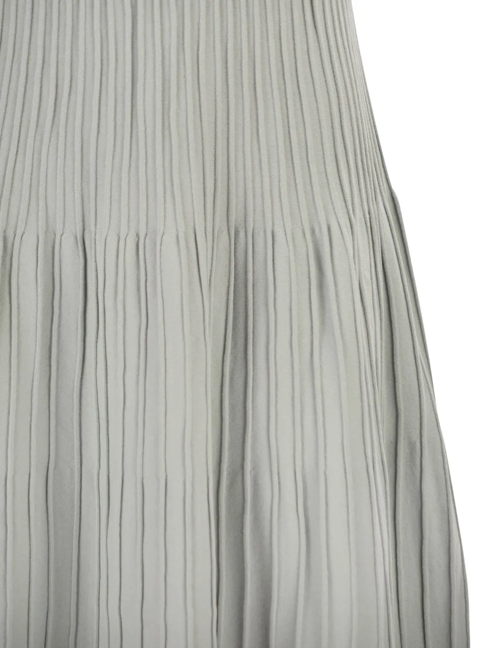 Ribbed Round-Neck Midi Dress