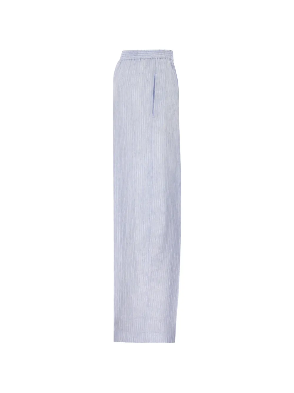 Fabiana Filippi Elastische broek met strepen Blauw