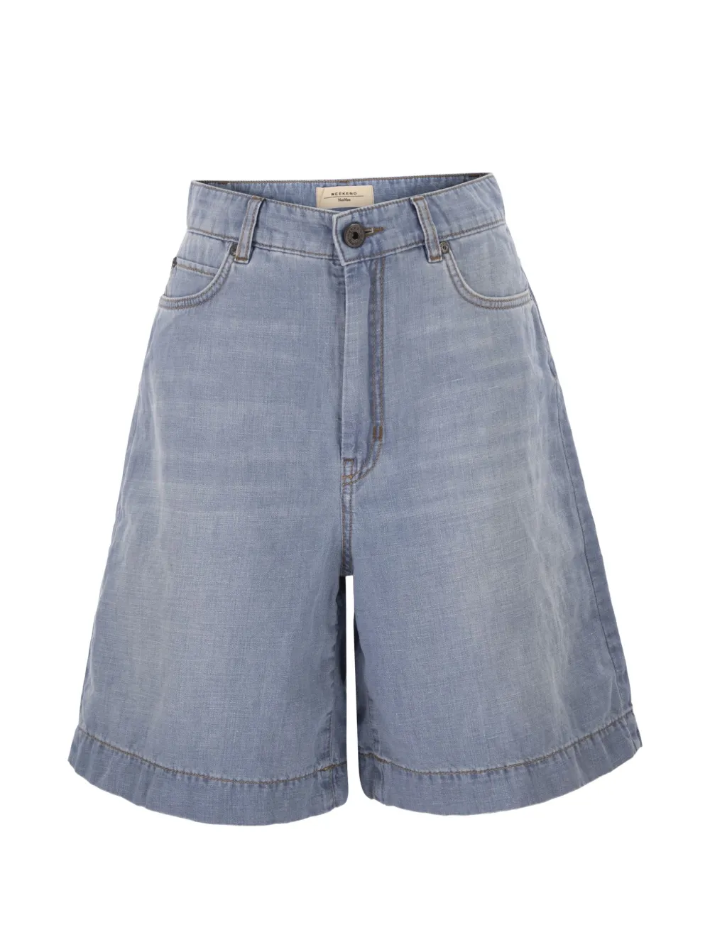Weekend Max Mara contrasting-stitch shorts - Blu