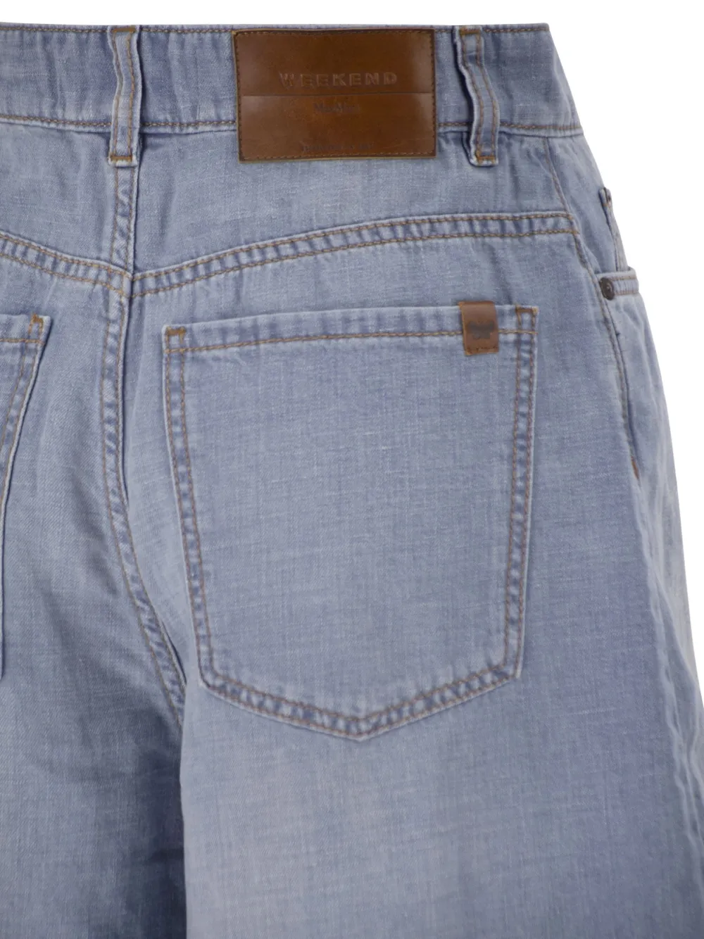 Weekend Max Mara Shorts met contrasterend stiksel Blauw
