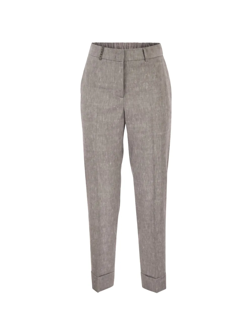 Peserico belt-loops trousers - Marrone