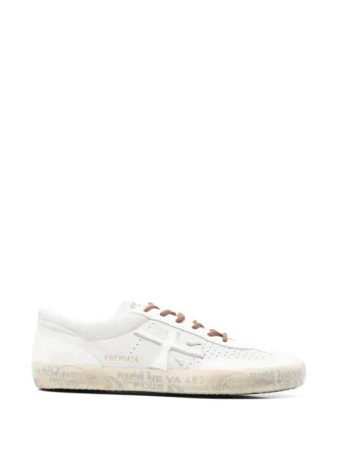 Premiata cutout-detail embellished sneakers