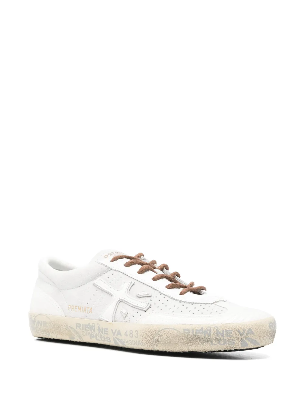 Premiata Sneakers verfraaid met uitgesneden detail Wit