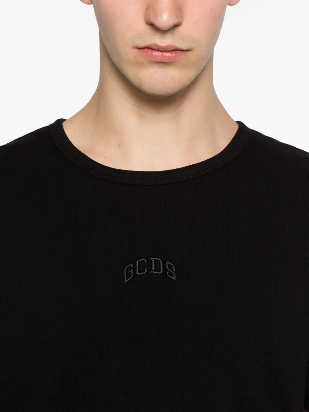 GCDS T-shirt met logo Zwart