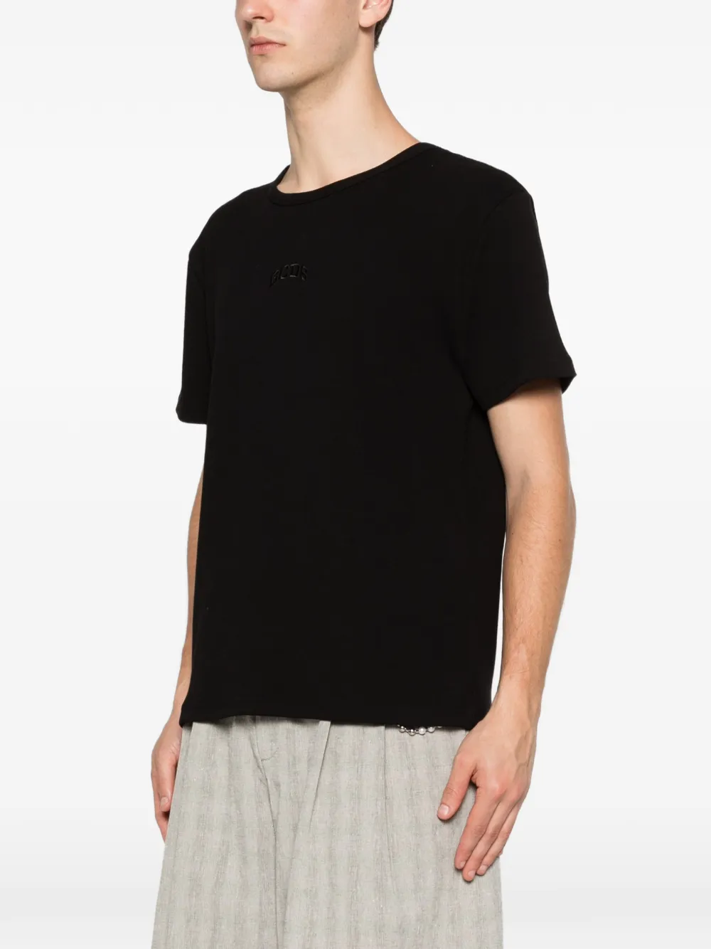 GCDS T-shirt met logo Zwart