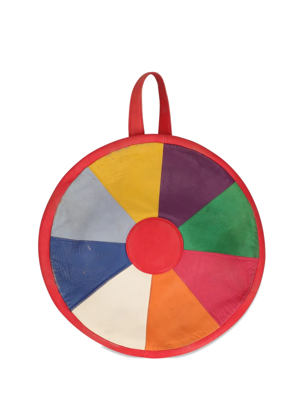 Gucci Pre-Owned panelled leather shoulder bag - Rosso