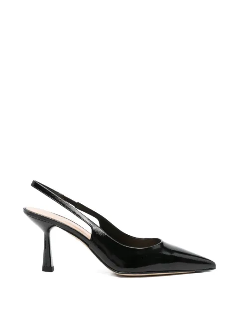 Chantal patent slingback pumps