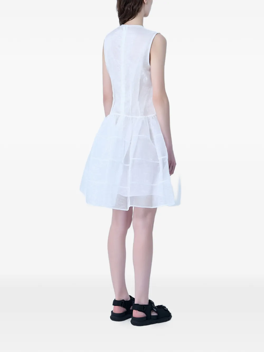 CBclaudie panel-sheer mini dress