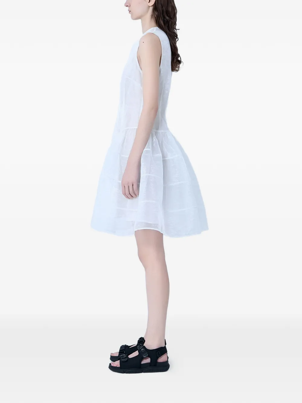 CBclaudie panel-sheer mini dress