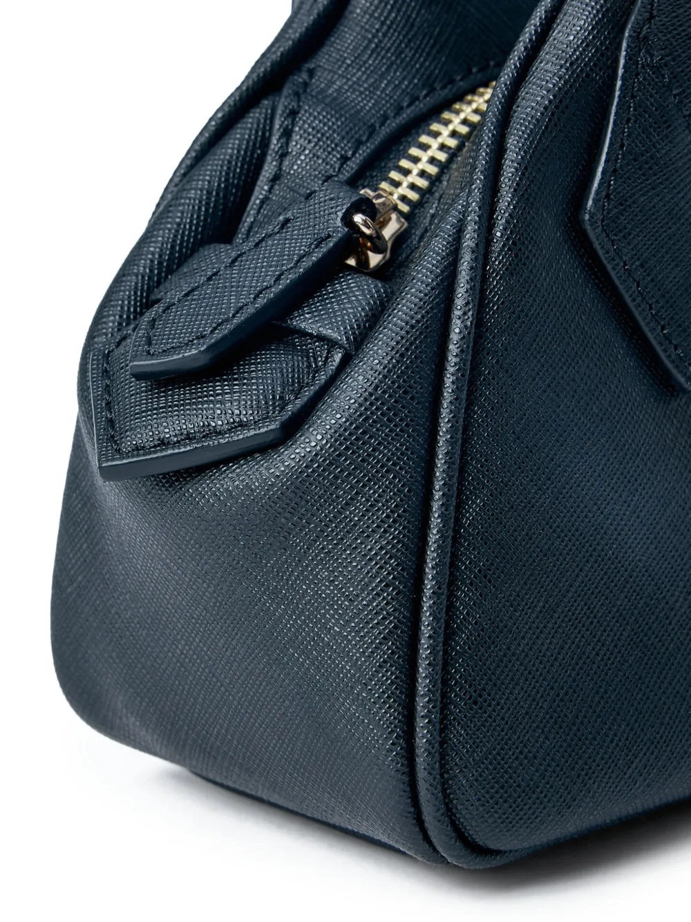 Vivienne Westwood Yasmine mini-shopper met handvat en textuur Zwart
