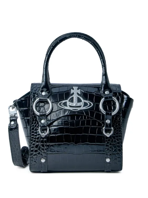 Vivienne Westwood tote con placa del logo