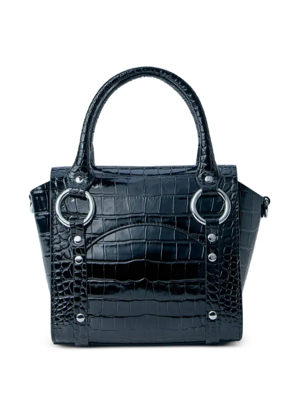 Vivienne Westwood ロゴプレート ハンドバッグ | ブラック | FARFETCH JP