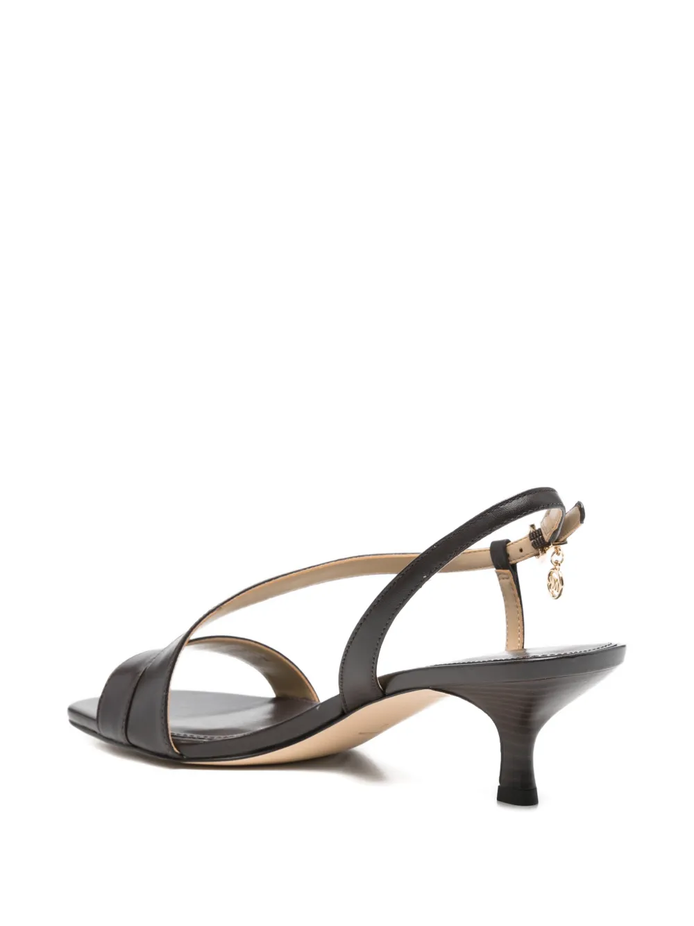 Michael Kors Asymmetrische slingback sandalen Bruin