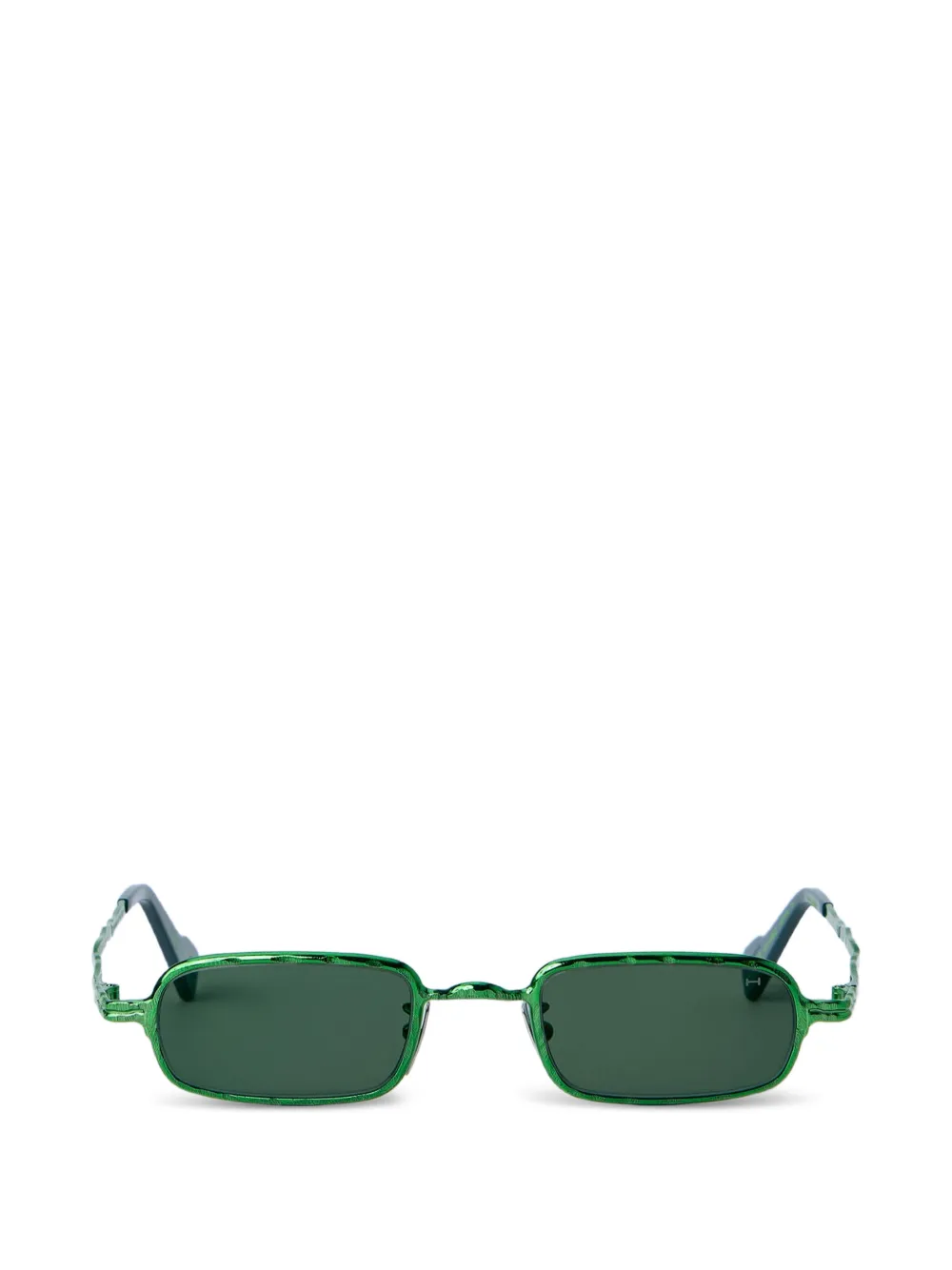 Kuboraum Z18 rectangular-frame sunglasses - Verde