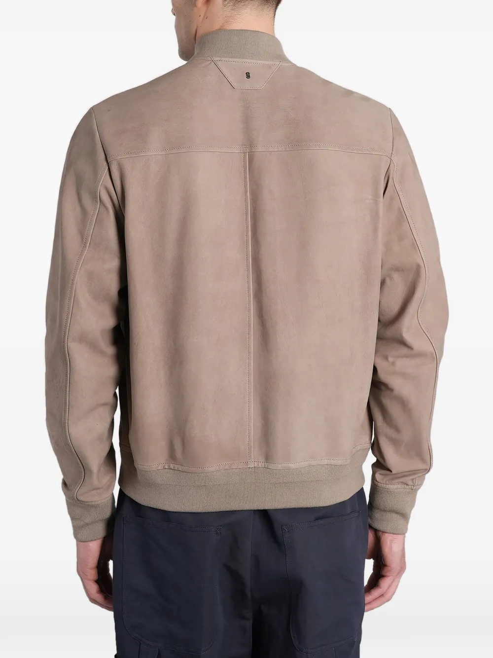 Salvatore Santoro Suède bomberjack Beige