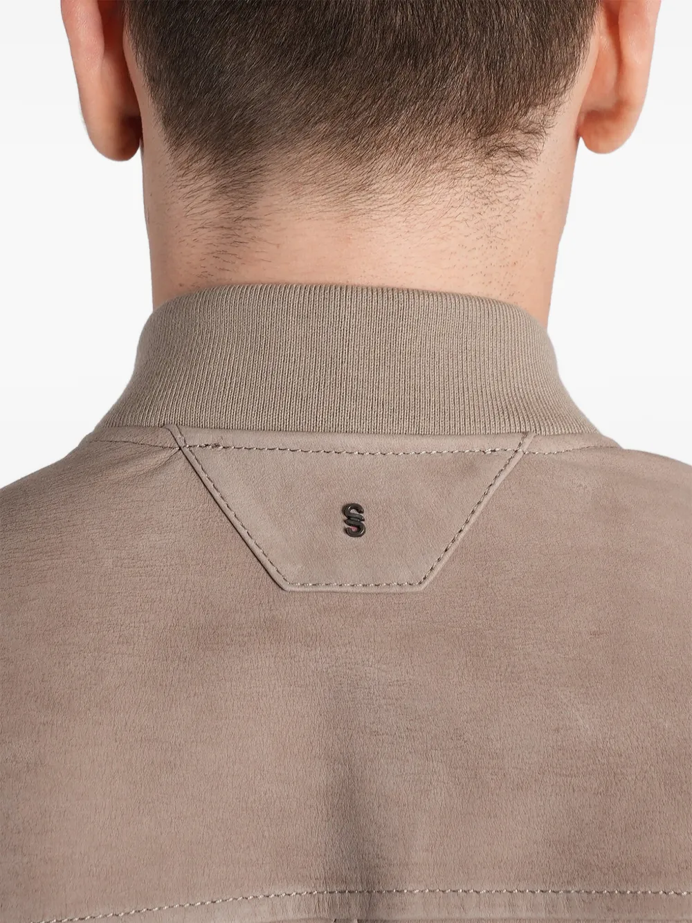 Salvatore Santoro Suède bomberjack Beige