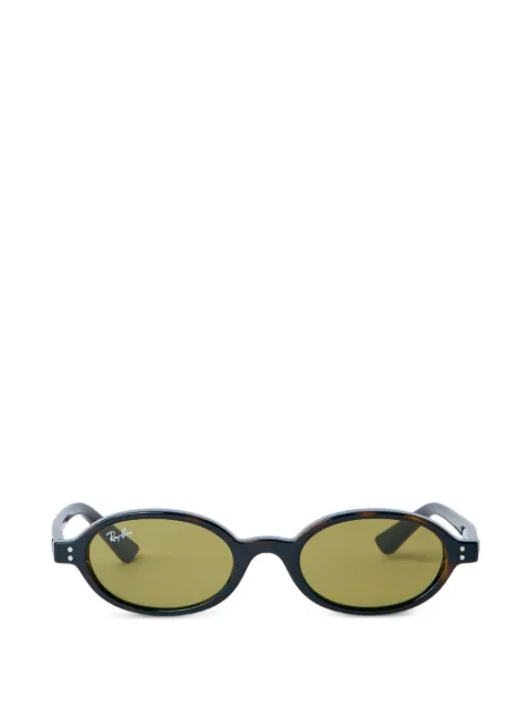 Ray-Ban oval logo-detail sunglasses