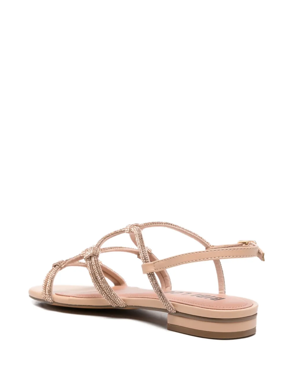 Bibi Lou Quail crystal-embellished sandals Beige