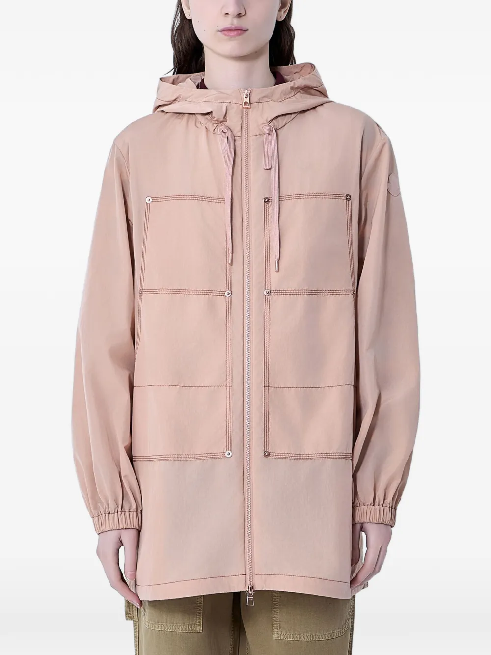 Moncler - hooded coat - dames - polyamide