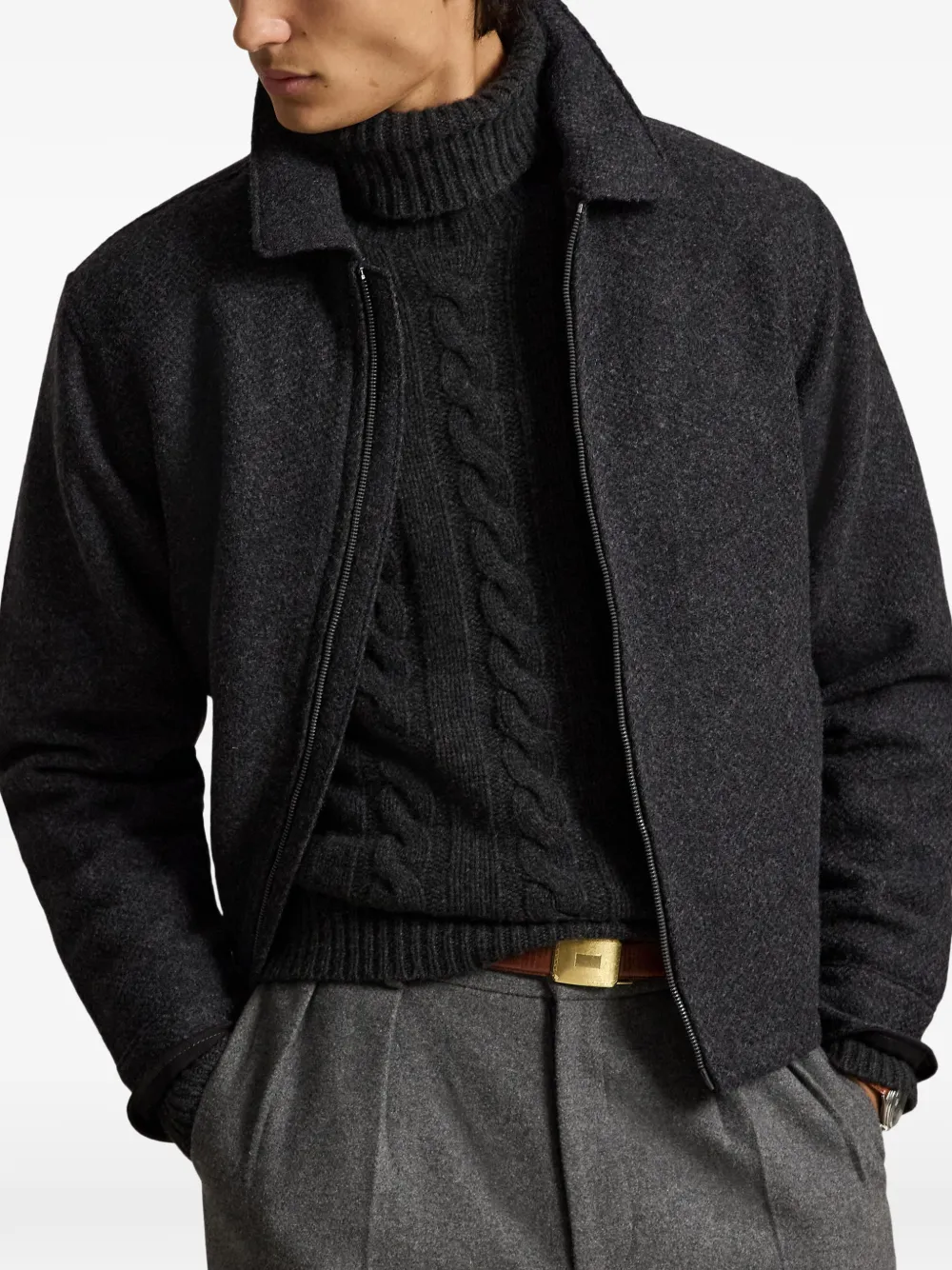 Polo Ralph Lauren The Langdon tweed jack Grijs