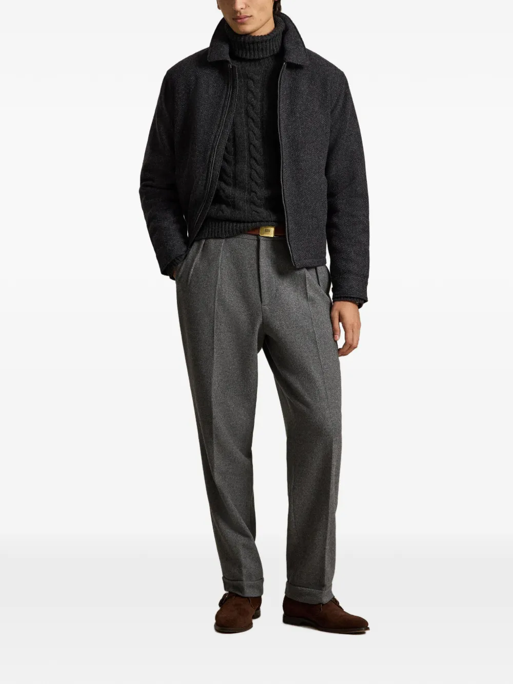 Polo Ralph Lauren The Langdon tweed jack Grijs