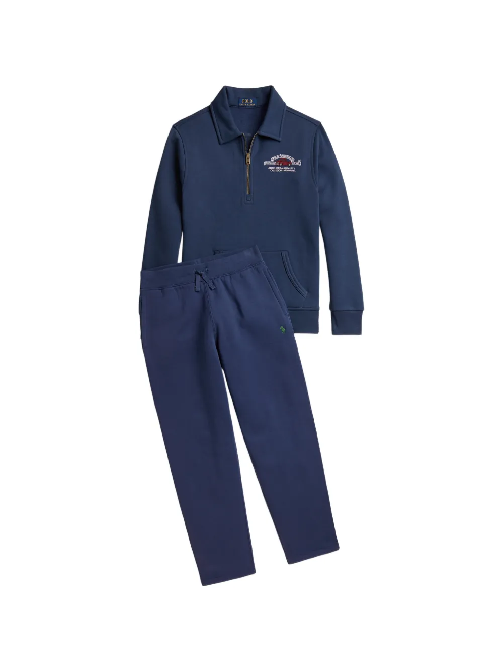 POLO RALPH LAUREN KIDS Maglione con stampa grafica - Blu