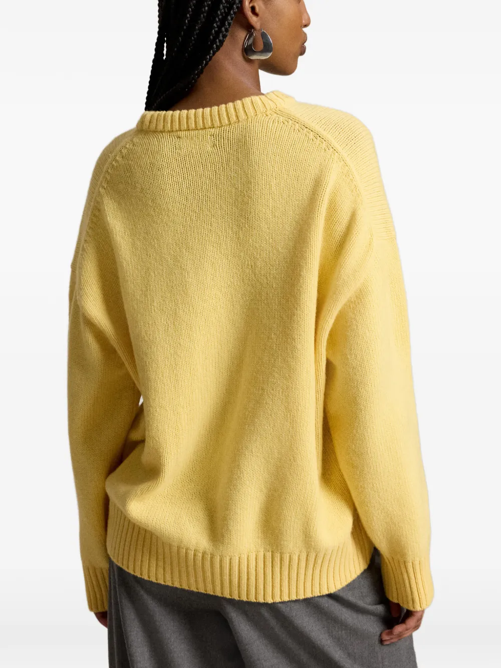 Polo Ralph Lauren Wollen trui met ronde hals Geel