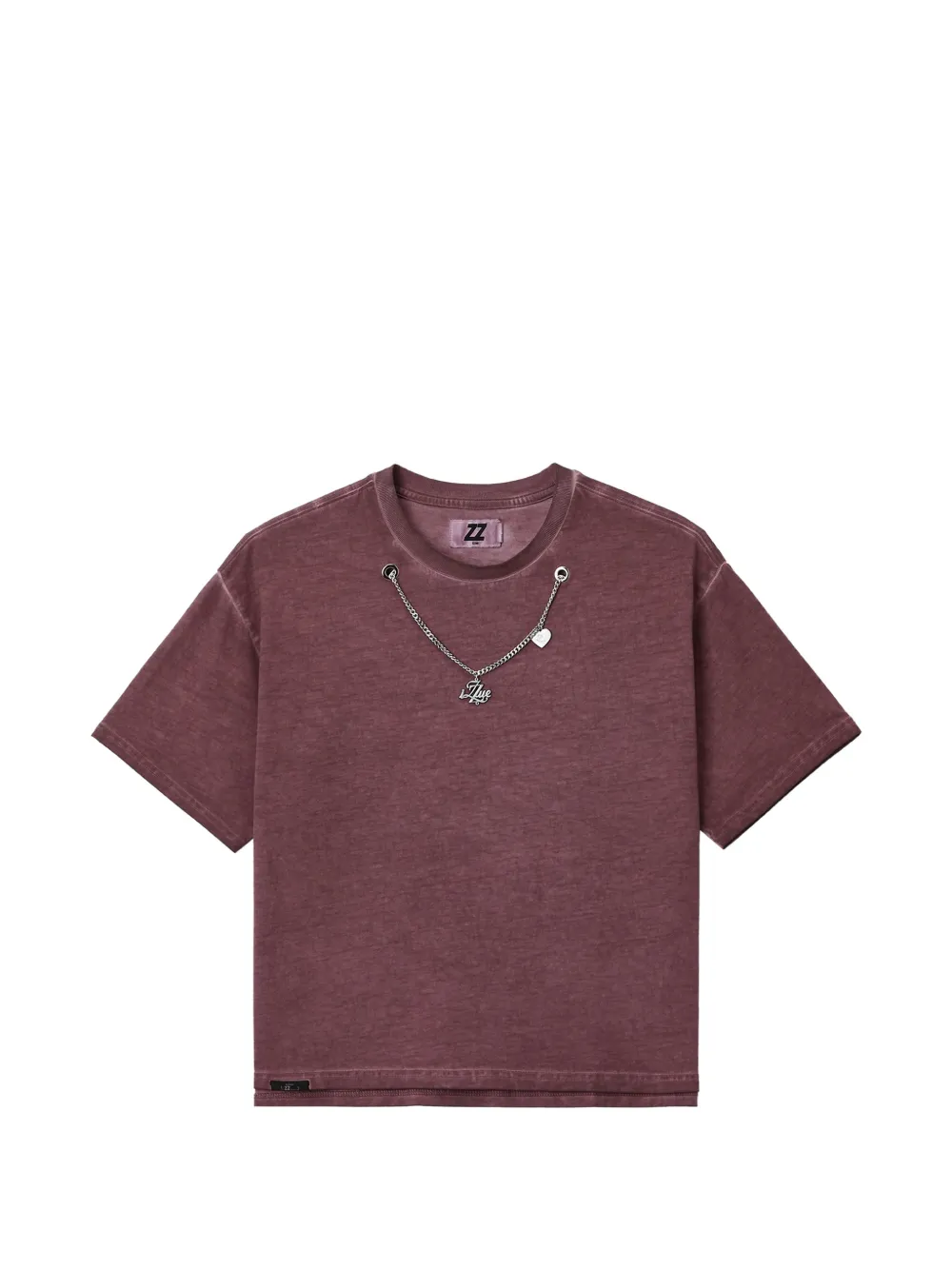izzue chain-detail T-shirt - Viola